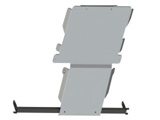 Ski de protection boîtes vitesses et transfert en aluminium de 8mm pour Nissan Navara D40 N4-Offroad