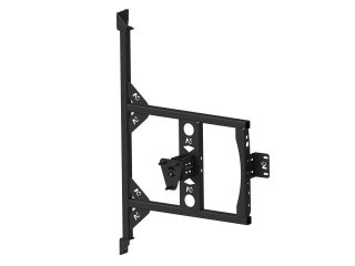 Porte roue de secours en inox sur porte arrière gauche Fiat Ducato Campeo N4-Offroad