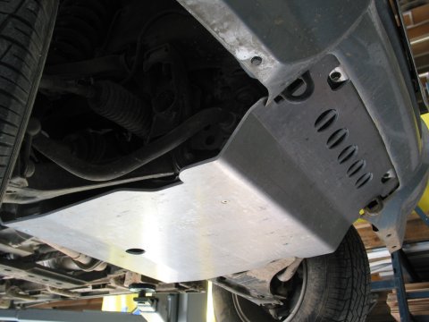 Ski de protection avant en aluminium 8mm pour Pajero III 2000-2007 N4-Offroad