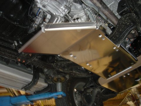 Ski de protection boîtes vitesses et transfert en aluminium de 8mm pour Mitsubishi L200 2005-2015 BVM N4-Offroad