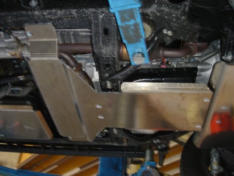 Ski de protection boîtes vitesses et transfert en aluminium de 8mm pour Toyota FJ Cruiser et GRJ120 N4-Offroad