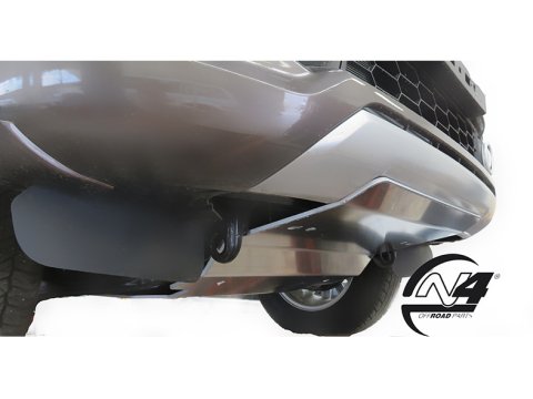 Ski de protection avant en aluminium de 8mm pour Mitsubishi L200 après 2015 et Fiat Fullback N4-Offroad