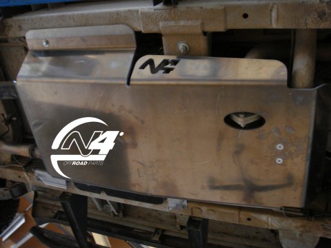 Ski de protection boîtes vitesses et transfert en aluminium de 8mm pour Iveco Massif 5 portes N4-Offroad