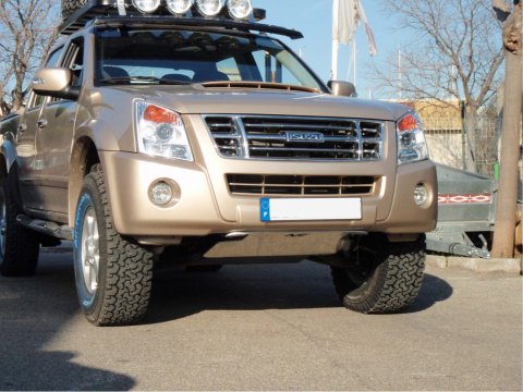 Ski de protection avant en aluminium de 8mm Isuzu DMax 2007-2011 N4-Offroad