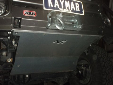 Ski de protection avant en aluminium de 8mm pour Toyota HZJ7 GRJ7 VDJ7 après 2007 N4-Offroad