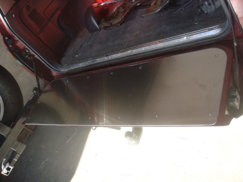 Protection de hayon en aluminium de 2.5mm pour Toyota Land Cruiser HDJ80 N4-Offroad