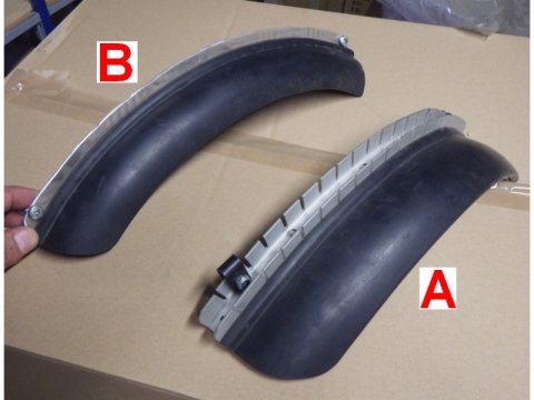 Élargisseur d'aile souple type A - Fixation dans le retour de l'aile N4-Offroad