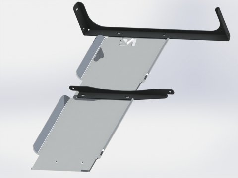 Ski de protection boîtes vitesses et transfert en aluminium de 8mm pour Toyota KZJ90 KDJ90 N4-Offroad