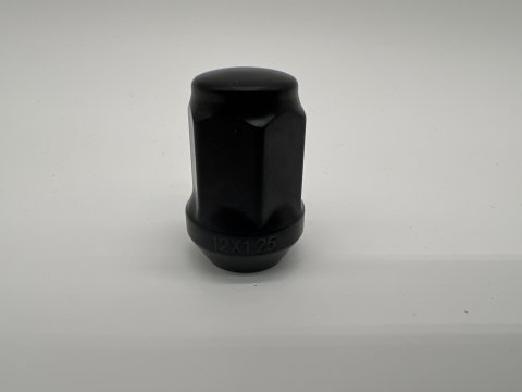 Ecrou de roue noir 1-2 - Hex 19mm - Cône 60° - L35mm N4-Offroad
