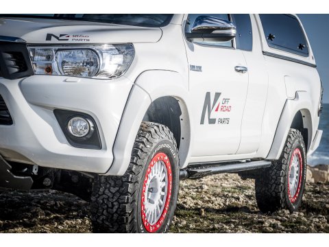 Protections tubulaires de bas de caisse Toyota Hilux Revo N4-Offroad