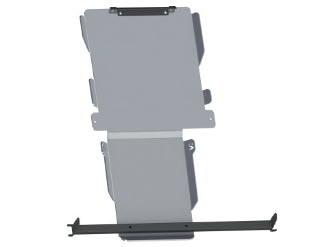 Ski de protection boîtes vitesses et transfert en aluminium de 8mm pour Nissan Navara D40 N4-Offroad