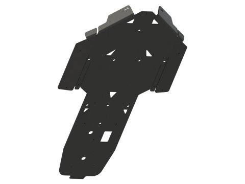 Ski de protection intégral en PEHD de 10mm pour Polaris RZR 1000 2 places N4-Offroad