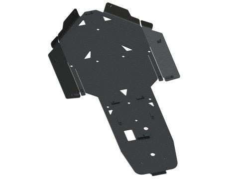 Ski de protection intégral en PEHD de 10mm pour Polaris RZR 1000 2 places N4-Offroad