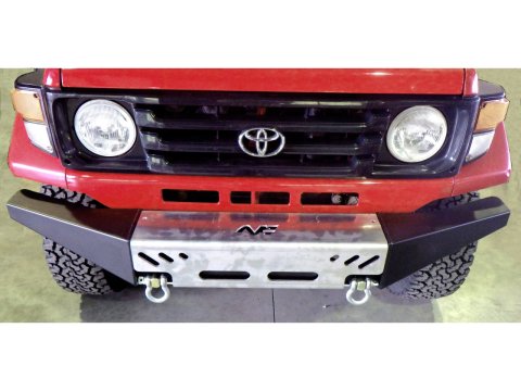 Pare-chocs avant acier Toyota série 7 lames avant 2007 fermé N4-Offroad