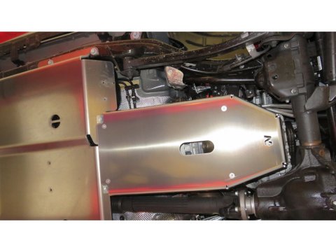 Ski de protection carter d'huile et boîte de vitesses en aluminium de 6mm pour Jeep Wrangler JL 2.0L Essence N4-Offroad