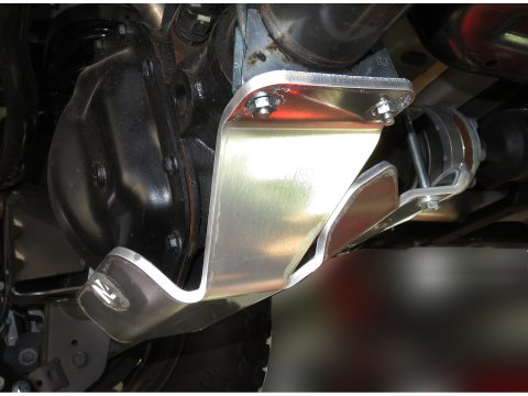 Ski de protection de nez de pont arrière en aluminium de 8mm pour Jeep Wrangler JL et Gladiator N4-Offroad