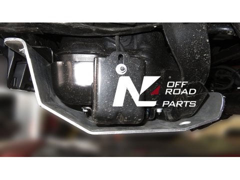 Ski de protection de réservoir AdBlue et silencieux arrière en aluminium de 6mm pour Jeep Wrangler JL 2.2 Diesel N4-Offroad