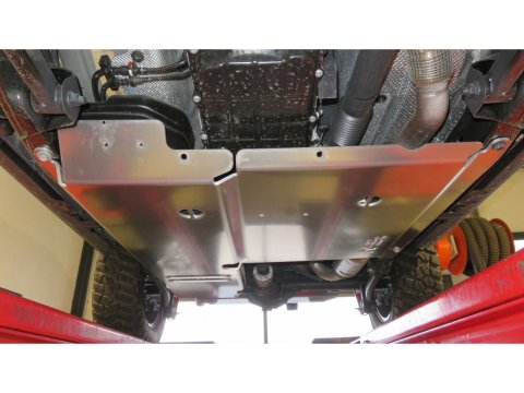 Ski de protection en aluminium de 8mm boîte de tranfert et réservoir pour Jeep Wrangler JL 2.0L Essence 3 portes N4-Offroad