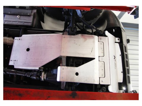 Ski de protection pont avant et boîte de vitesses en aluminium de 10mm pour Iveco Daily III 4x4 après 10/2019 -2023 N4-Offroad