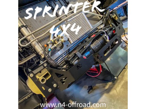 Platine treuil intégrée pare-chocs Sprinter W906 W907 BVA N4-Offroad
