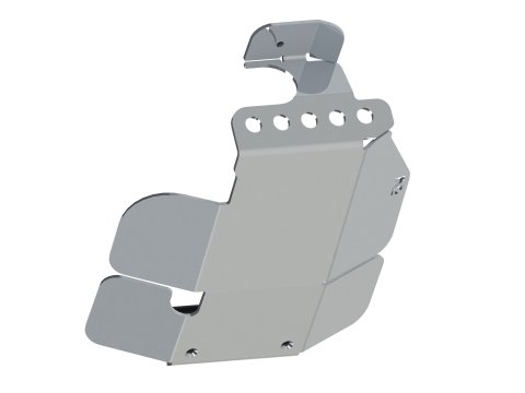Ski de protection de pont arrière en aluminium de 6mm pour Mercedes Vito Viano 4x4 W447 N4-Offroad