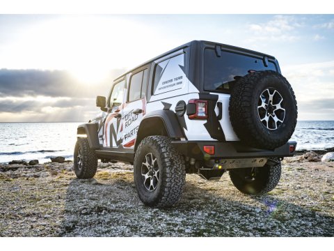 Pare-chocs arrière acier Jeep Wrangler JL JLU N4-Offroad