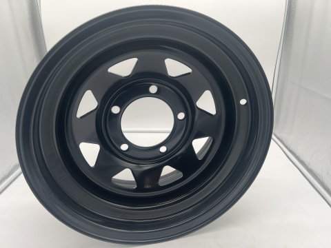 Jante acier Triangular noire 7X15 5x139.7 Suzuki Jimny & Samurai
