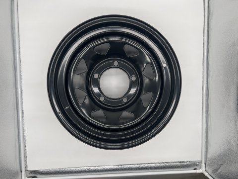Jante acier Triangular noire 7X16 5x150 Toyota HZJ78 HZJ79 N4-Offroad