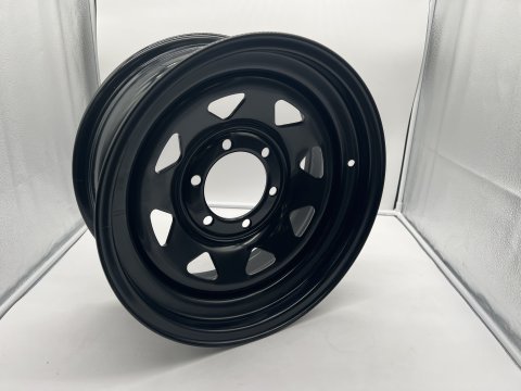 Jante acier Triangular noire 7X16 6x139.7 pour Nissan Toyota Ford Mitsubishi