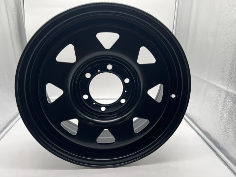 Jante acier Triangular noire 7x17 6x139.7 Toyota Land Cruiser et Hilux N4-Offroad