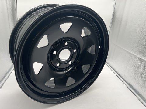 Jante acier Triangular noire 7x17 5x120 Volkswagen Transporter T5 T6 N4-Offroad