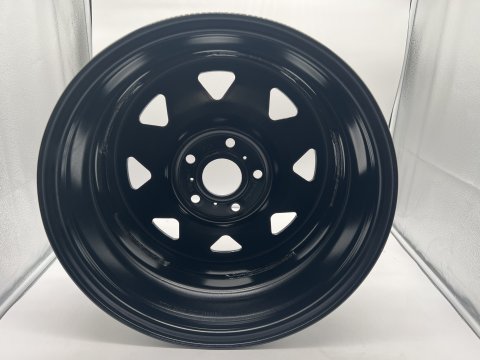 Jante acier Triangular noire 7x17 5x120 Volkswagen Transporter T5 T6 N4-Offroad