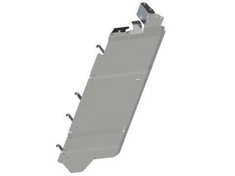 Ski réservoir carburant + adblue + webasto en aluminium de 5mm Volkswagen Transporter T6/T6.1 N4-Offroad