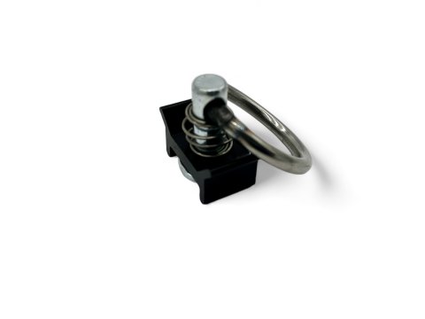 Pion simple arrimage Aero noir avec anneau 1500Kg