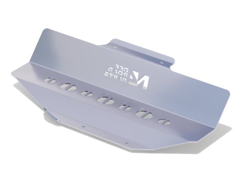 Ski protection silencieux échappement aluminium 6mm Dacia Duster 4x4 2024+ N4-Offroad