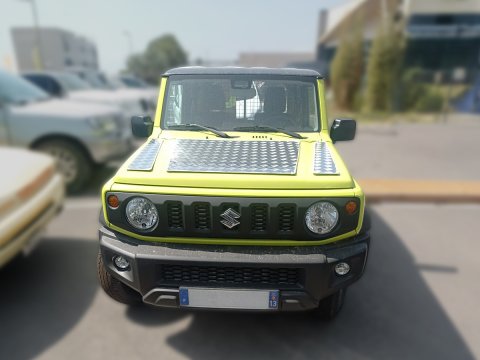 Protection capot aluminium strié 2mm Suzuki Jimny 2018+ N4-Offroad