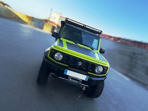 Protection capot aluminium strié 2mm Suzuki Jimny 2018+ N4-Offroad