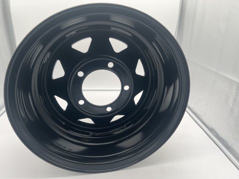Jante acier Triangular noire 7X15 5x139.7 Suzuki Jimny & Samurai