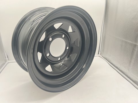 Jante acier Triangular noire 7X15 5x139.7 Suzuki Jimny & Samurai
