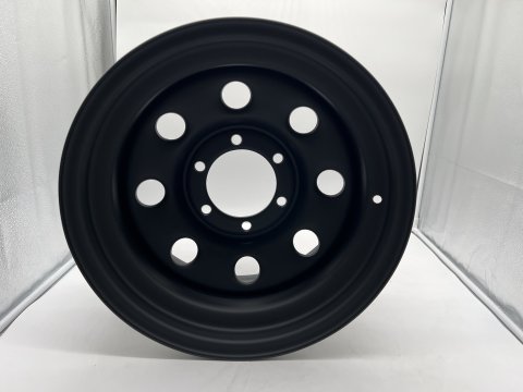 Jante acier Soft8 noire mat 8X16 6x139.7 Land Cruiser Patrol Pajero N4-Offroad