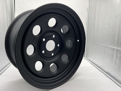 Jante acier Soft8 noire mat 8X17 5X127 Jeep Wrangler JK JL
