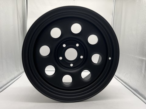 Jante acier Soft8 noire mat 8X17 5X127 Jeep Wrangler JK JL