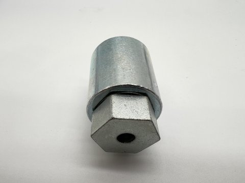 Lot de 5 écrous de roue antivol chromés 12x150 - Cône 60°