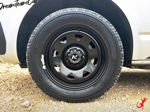 Jante acier Triangular noire 7x17 5x120 Volkswagen Transporter T5 T6 N4-Offroad