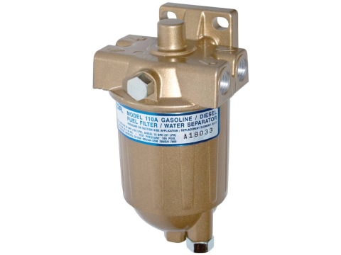 Préfiltre Racor RA110 avec séparateur d'eau - Débit 57L/h - Filtration 10 microns