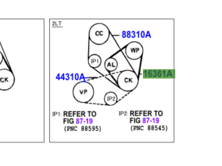Courroie accessoire LJ70 LJ73 1990+ et Hilux - La paire