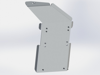 Ski de protection boîtes vitesses et transfert en aluminium de 8mm pour Mitsubishi L200 2005-2015 BVM N4-Offroad