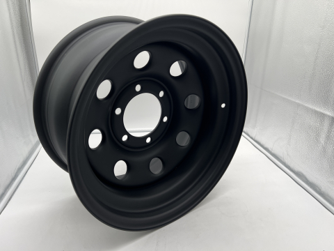 Jante acier Soft8 noire mat 8X16 6x139.7 CB110 ET-25 Toyota Land Cruiser Nissan Patrol Pajero