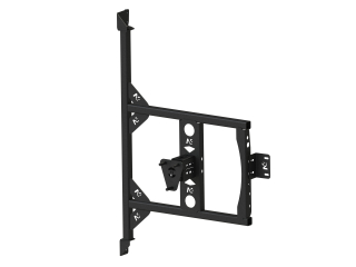 Porte roue de secours en inox sur porte arrière gauche Fiat Ducato Campeo N4-Offroad